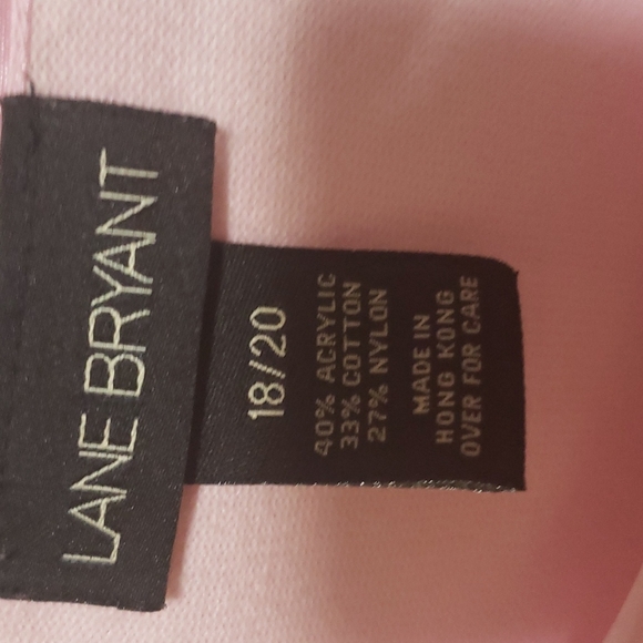 SALE⚡️LANE BRYANT PINK SNAP BUTTON SWEATER SZ 18/20 - Picture 5 of 7